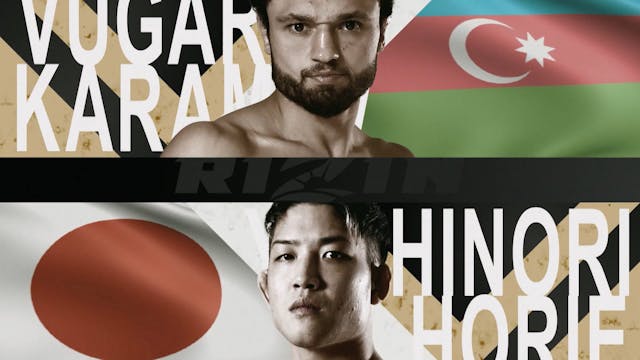 Vugar Karamov vs Yoshinori Horie RIZI...