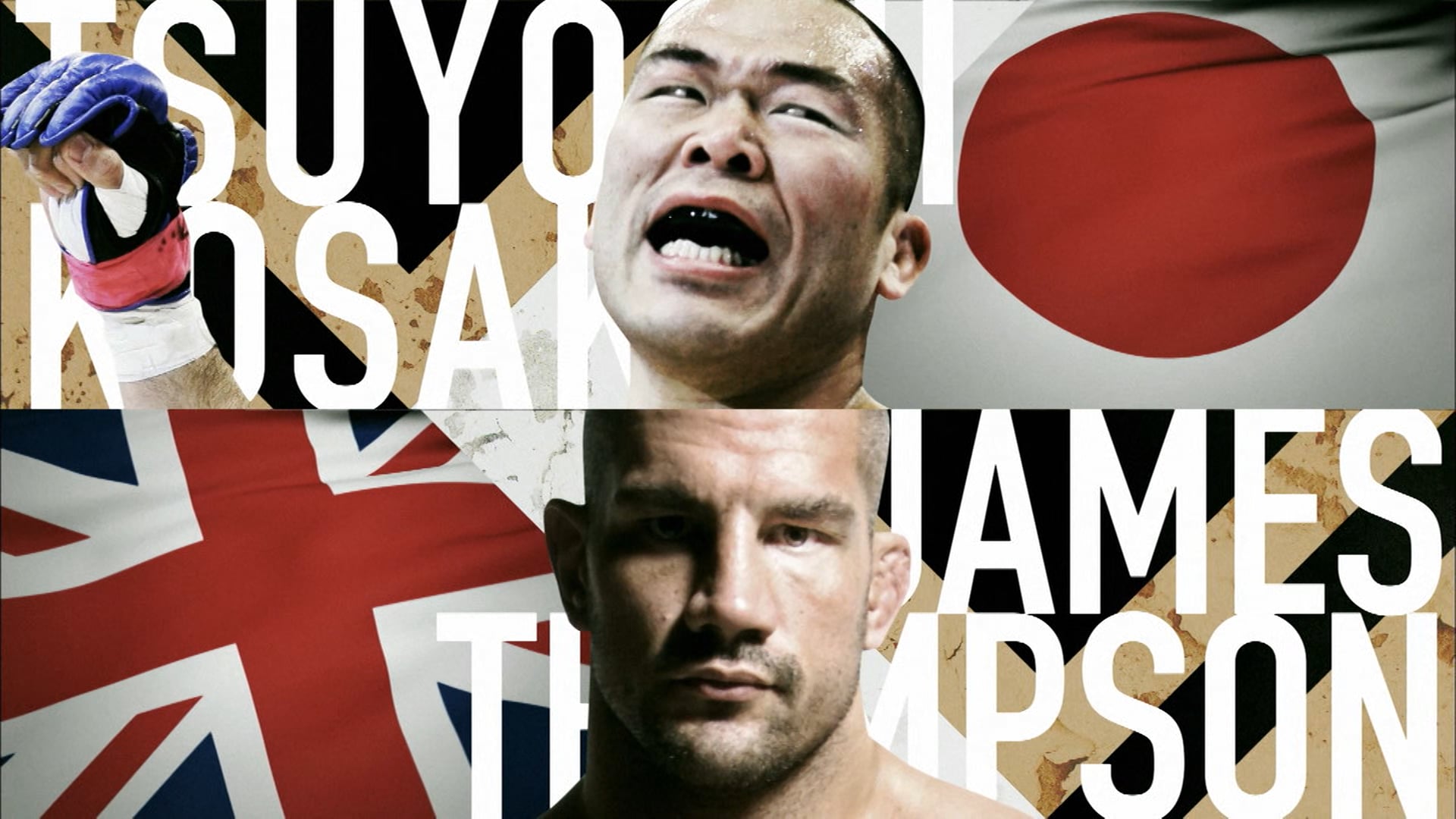 Tsuyoshi Kosaka vs James Thompson RIZINSarabaNoUtage