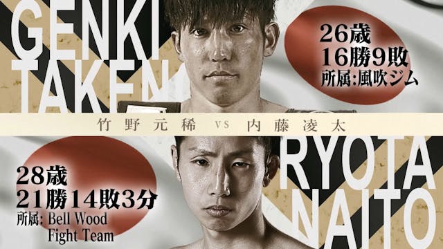 Motoki Takeno vs Ryota Naito RIZIN LA...