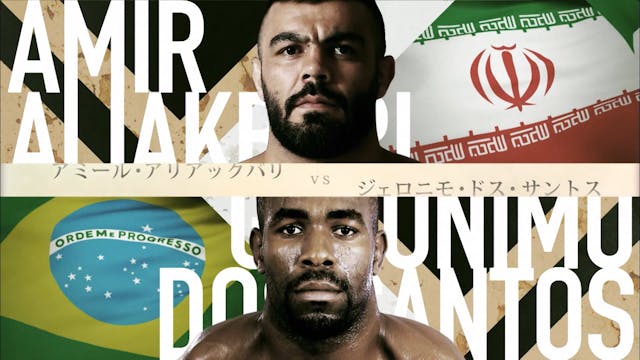 Amir Aliakbari vs Geronimo dos Santos...