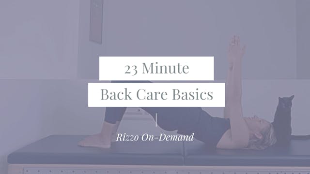 23 Minute Back Care Basics