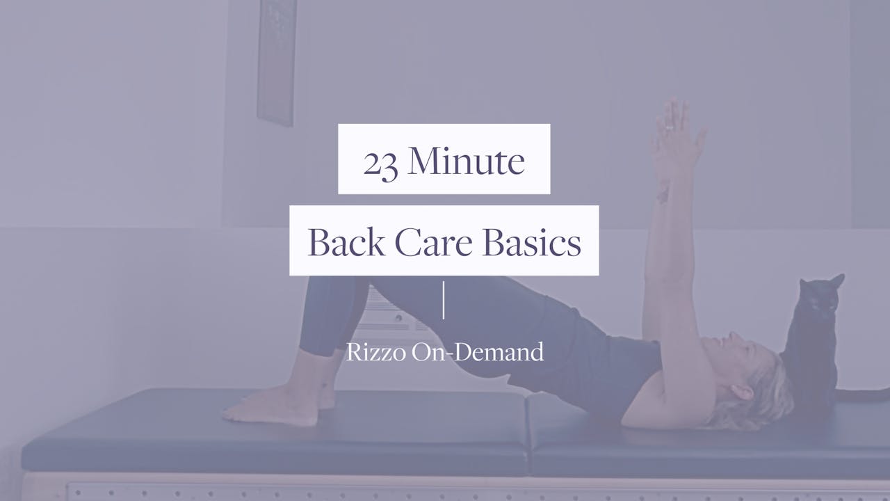 23 Minute Back Care Basics