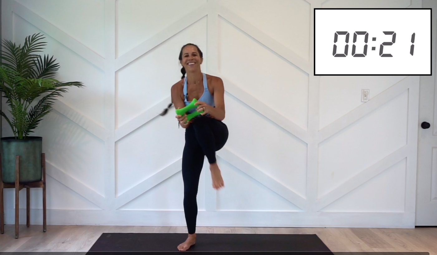 Tabata 20: 15 minute Kickboxing w/weights 