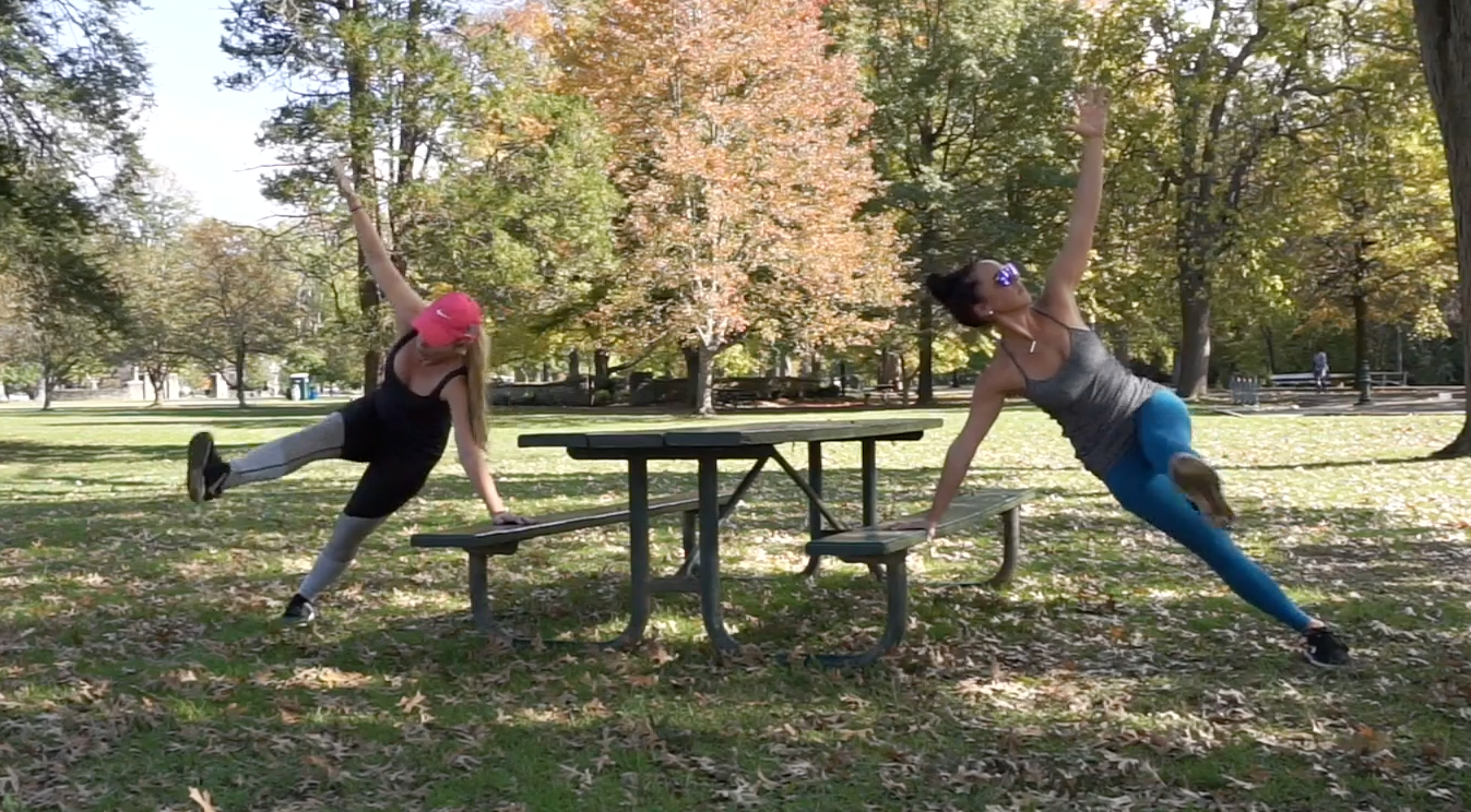 12 Minute Bench Workout + 4 Baby Weight Moves