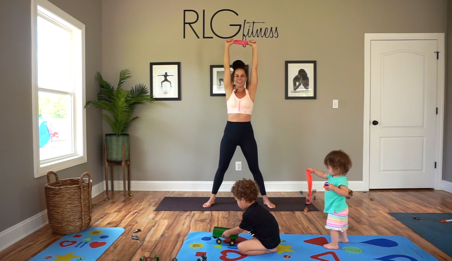 Mom Life Workout: 4 Loop Band 