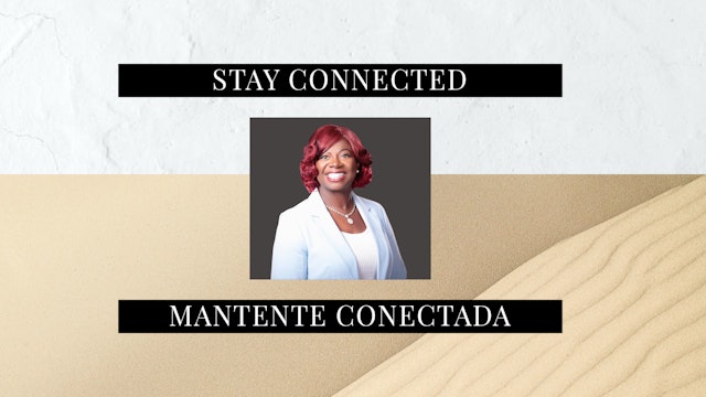Stay Connected / Mantente Conectada