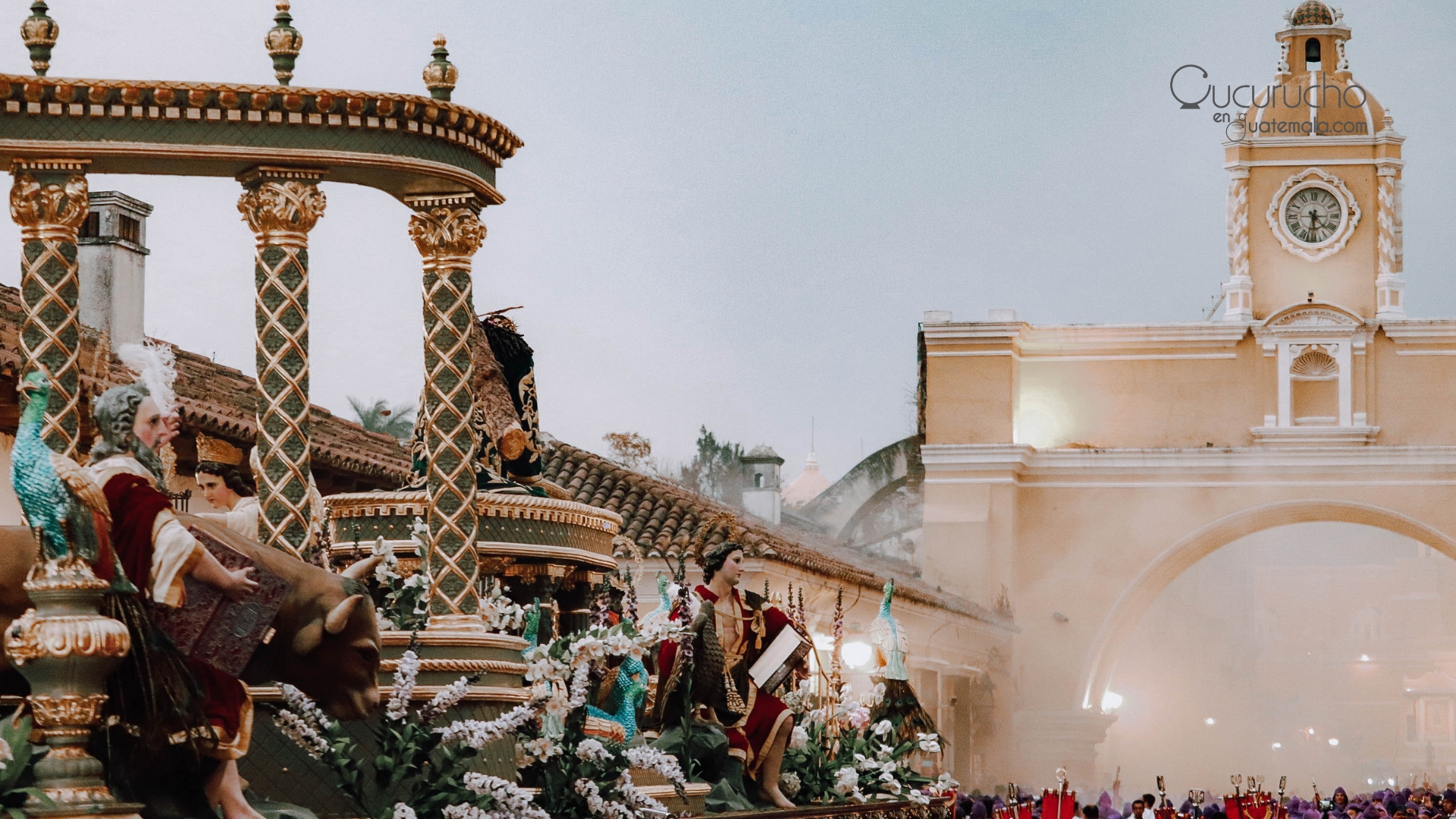 Quinto Domingo de Cuaresma: Lázaro con Jesús de la Caída, Antigua Guatemala