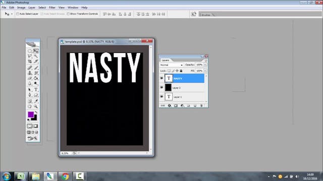 How to make a text t-shirt in photoshop