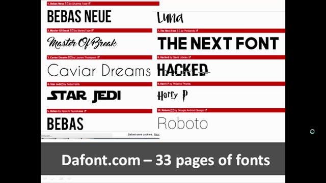 Commercial use fonts