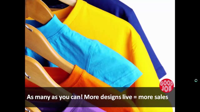 How many designs should I upload