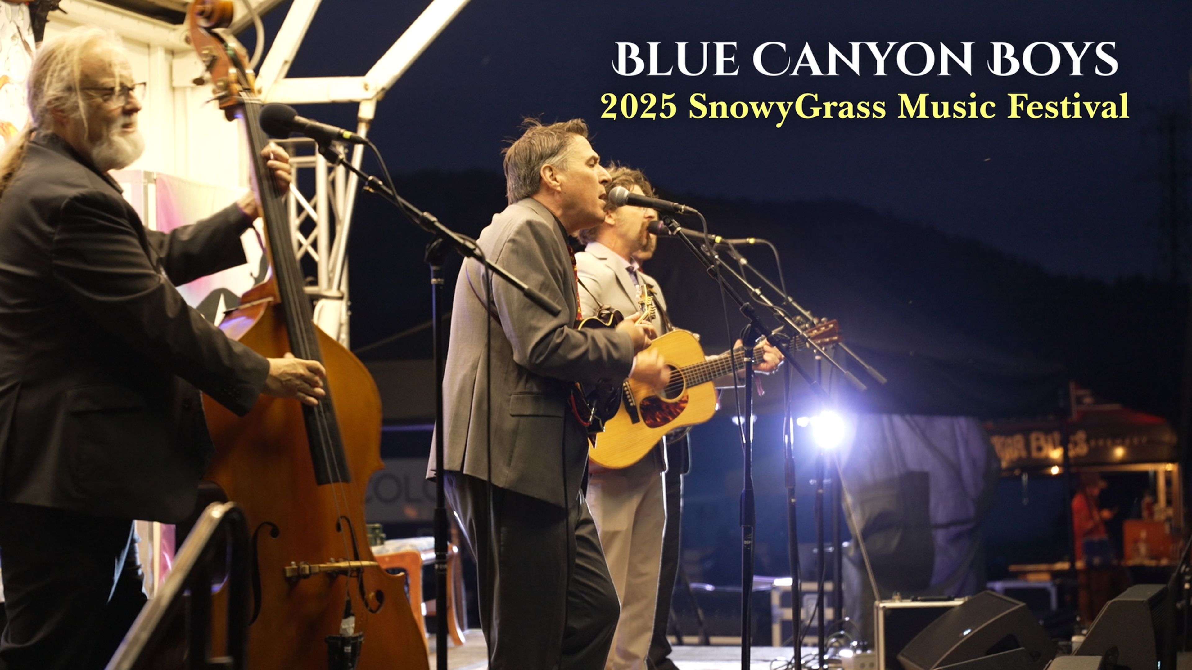 The Blue Canyon Boys - 2025 SnowyGrass Music Festival