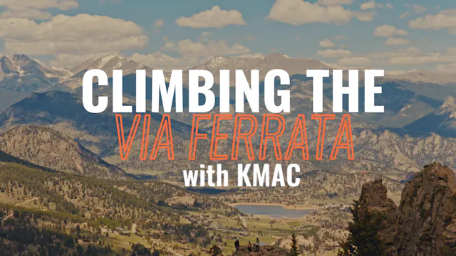 Climbing KMAC's Via Ferrata