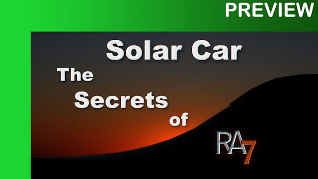 PREVIEW: Solar Car
