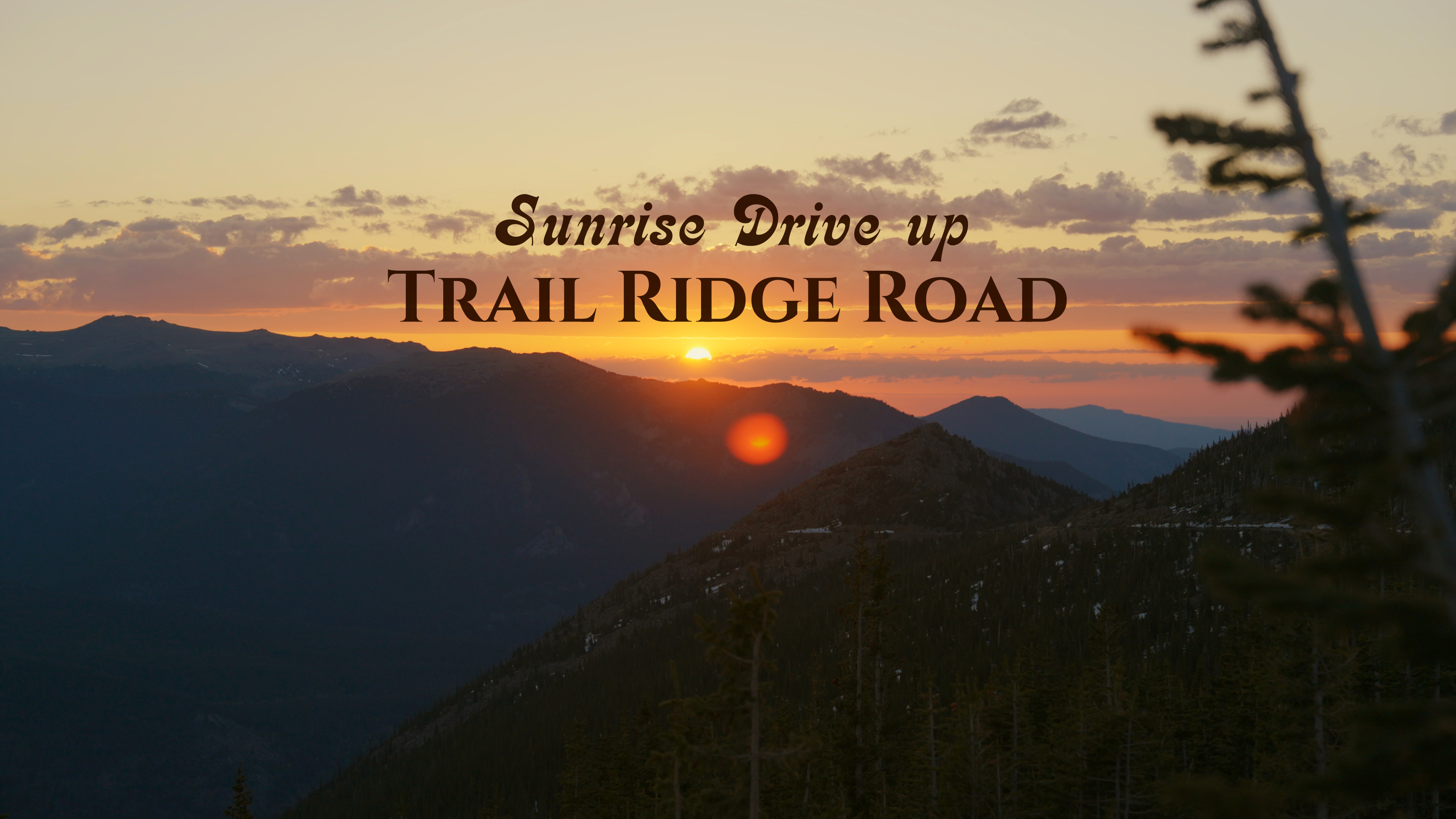 Sunrise Drive up Trail Ridge Road