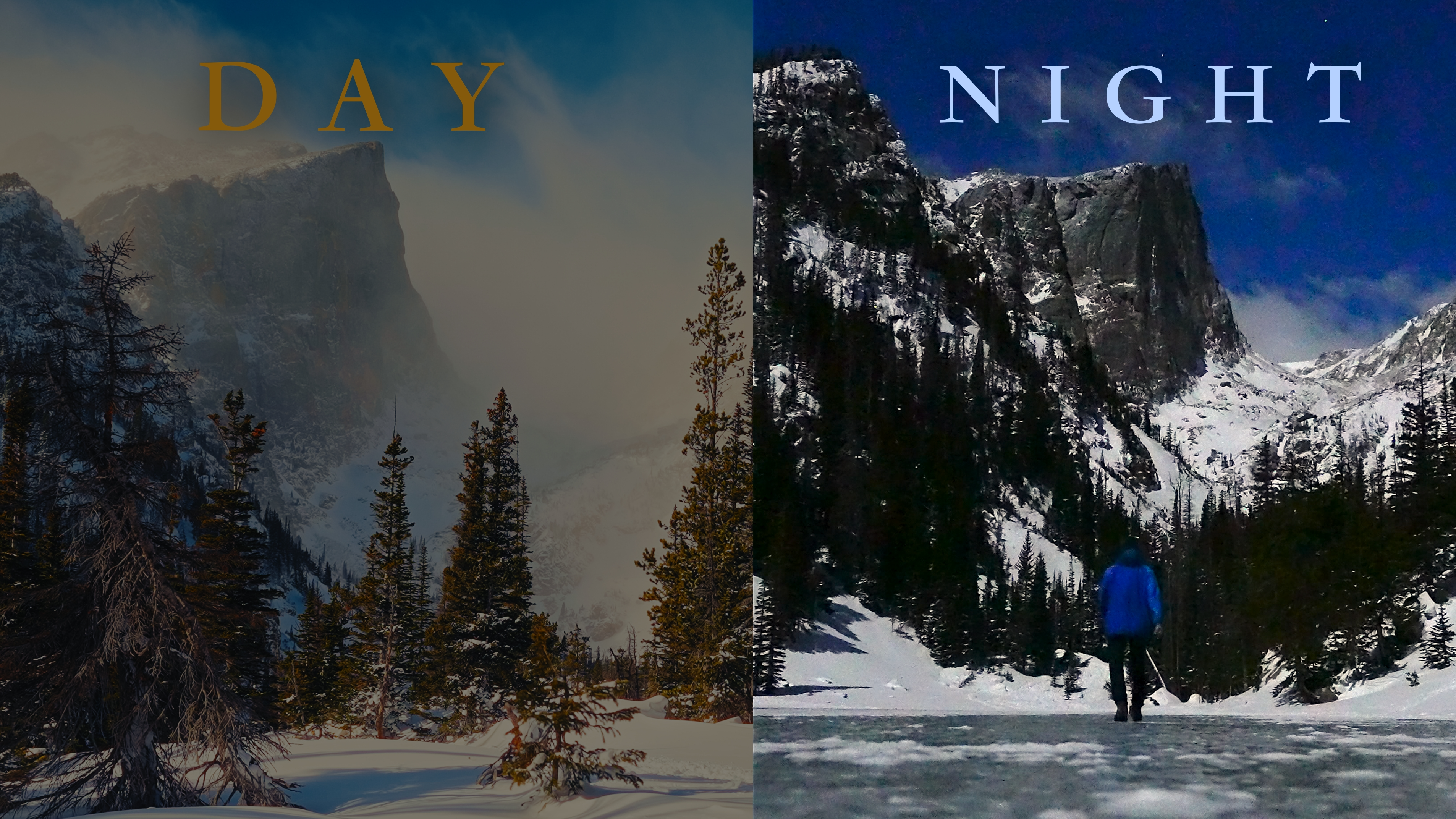 Rocky Mountains: Day and Night