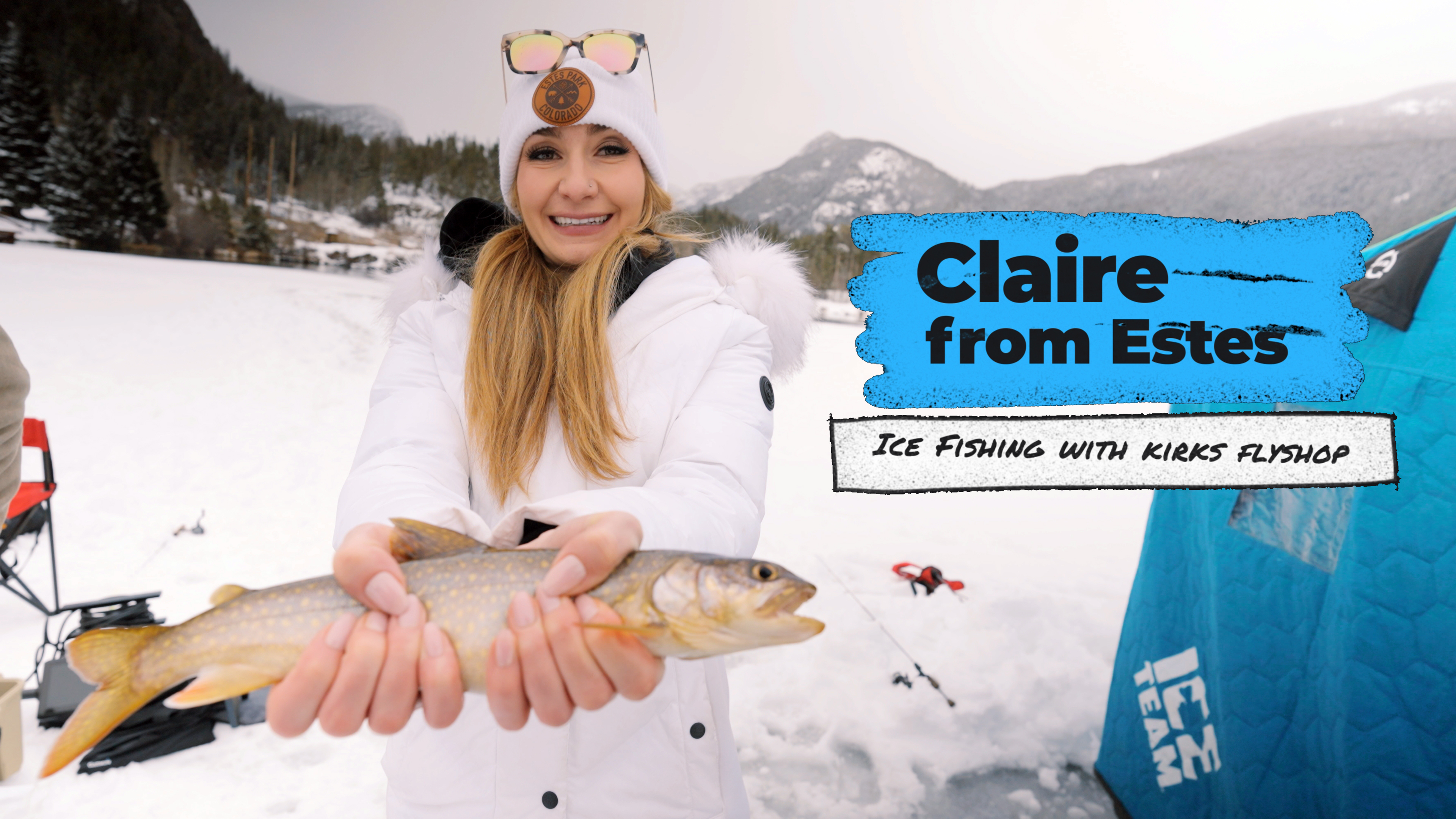 Claire from Estes - Ice Fishing