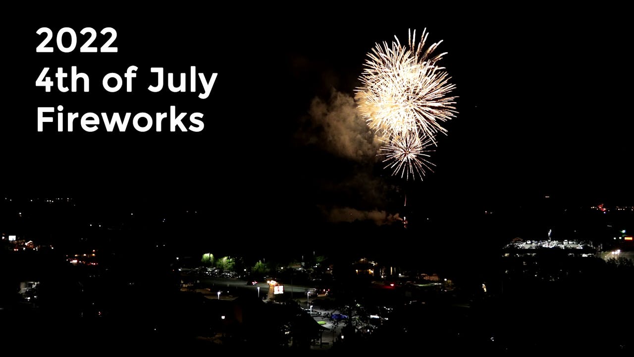 2022 4th of July Fireworks Rocky Mountain Channel