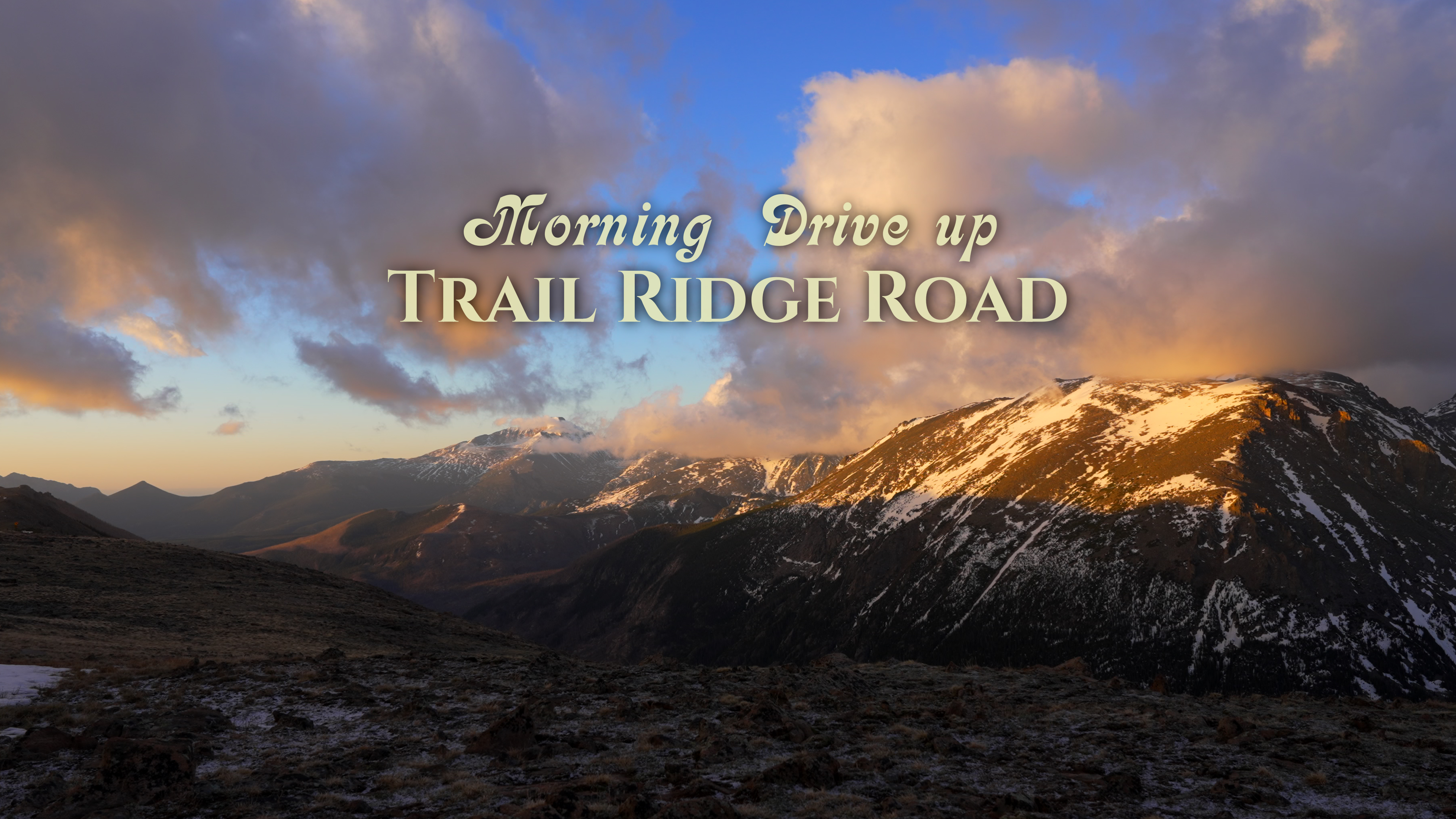 Morning Drive up Trail Ridge Road