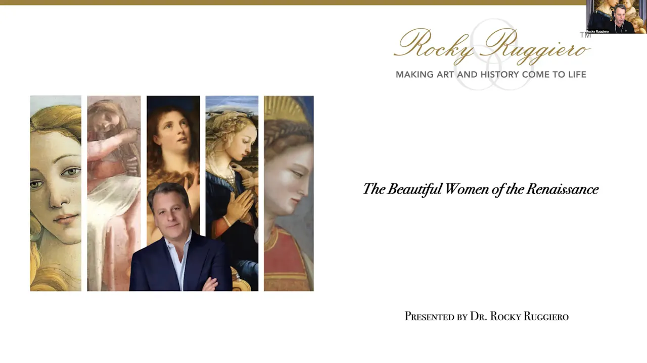 The Beautiful Women of the Renaissance - Rocky Ruggiero™