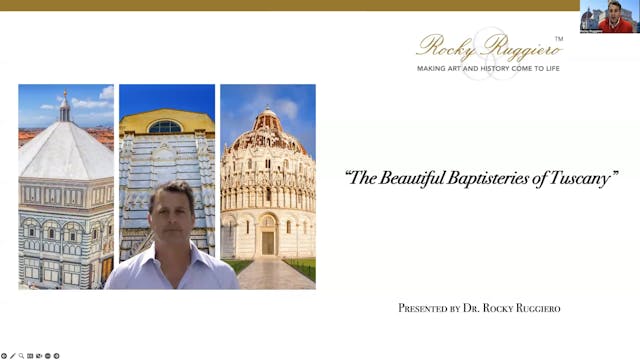 The Beautiful Baptistries of Tuscany