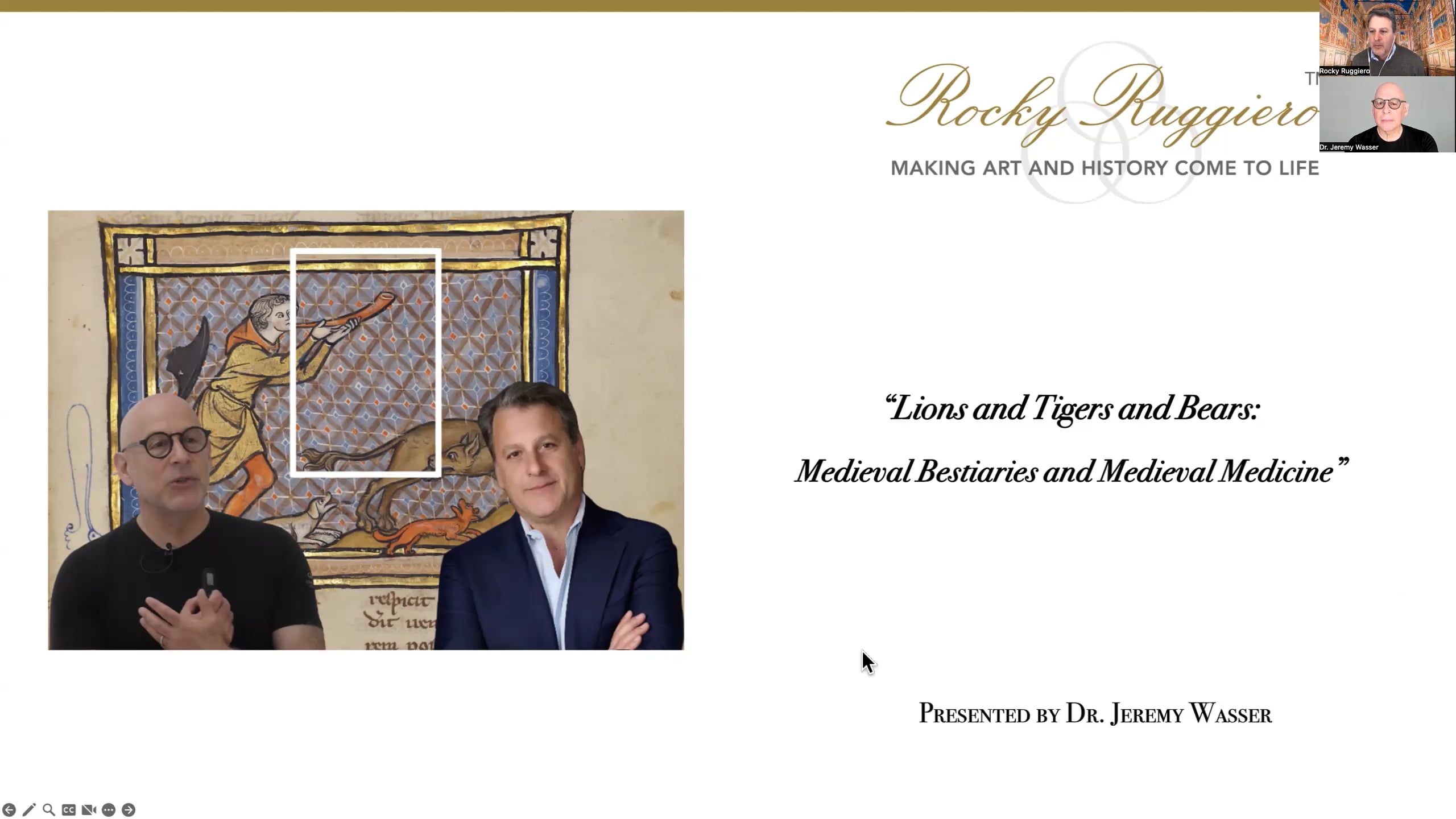 Lions and Tigers and Bears: Medieval Bestiaries and Medieval Medicine