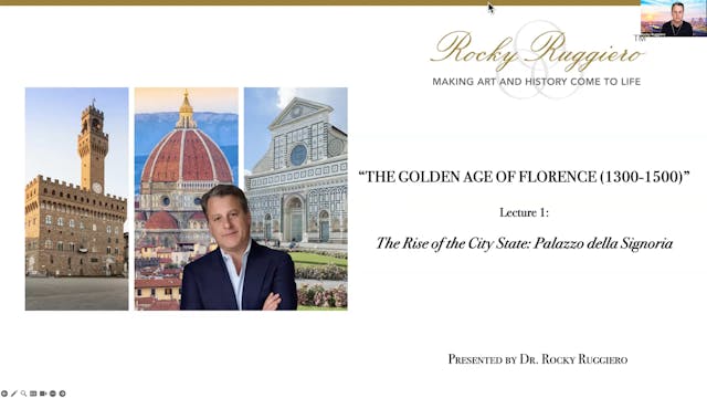 LECTURE 1 "The Rise of the City State: Palazzo della Signoria"