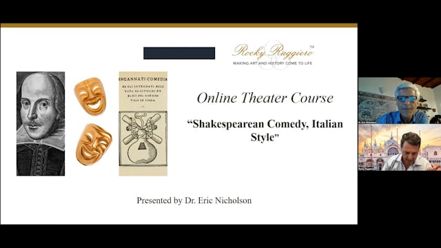 LECTURE 1 "The Taming of the Shrew"