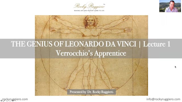 LECTURE 1 "Verrocchio's Apprentice"