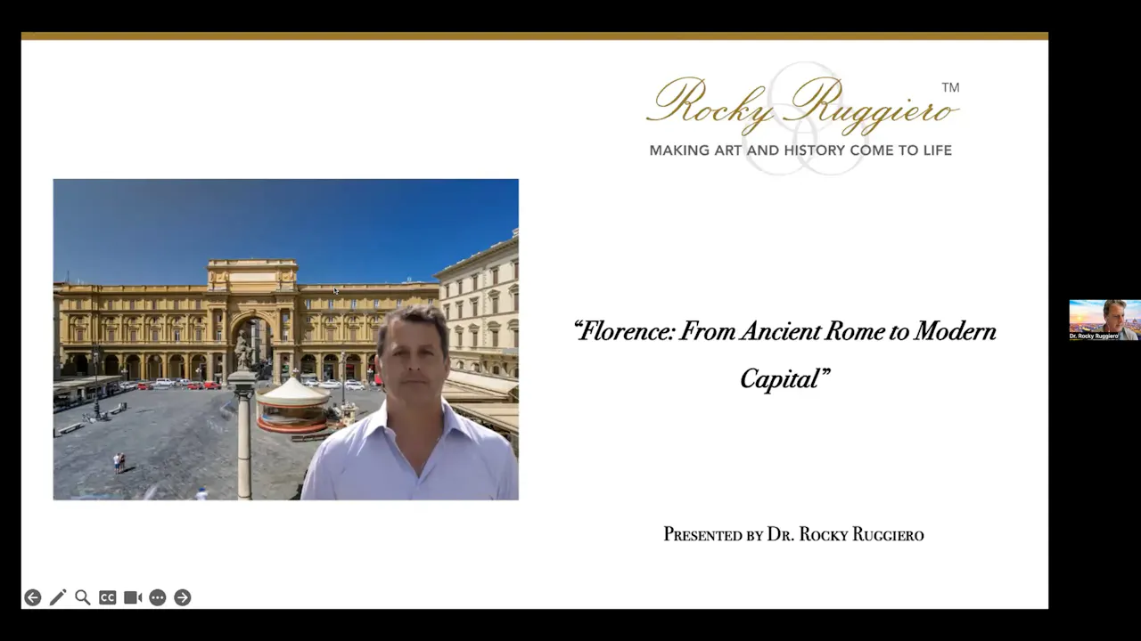 Florence: From Ancient Rome to Modern Capital - Rocky Ruggiero™