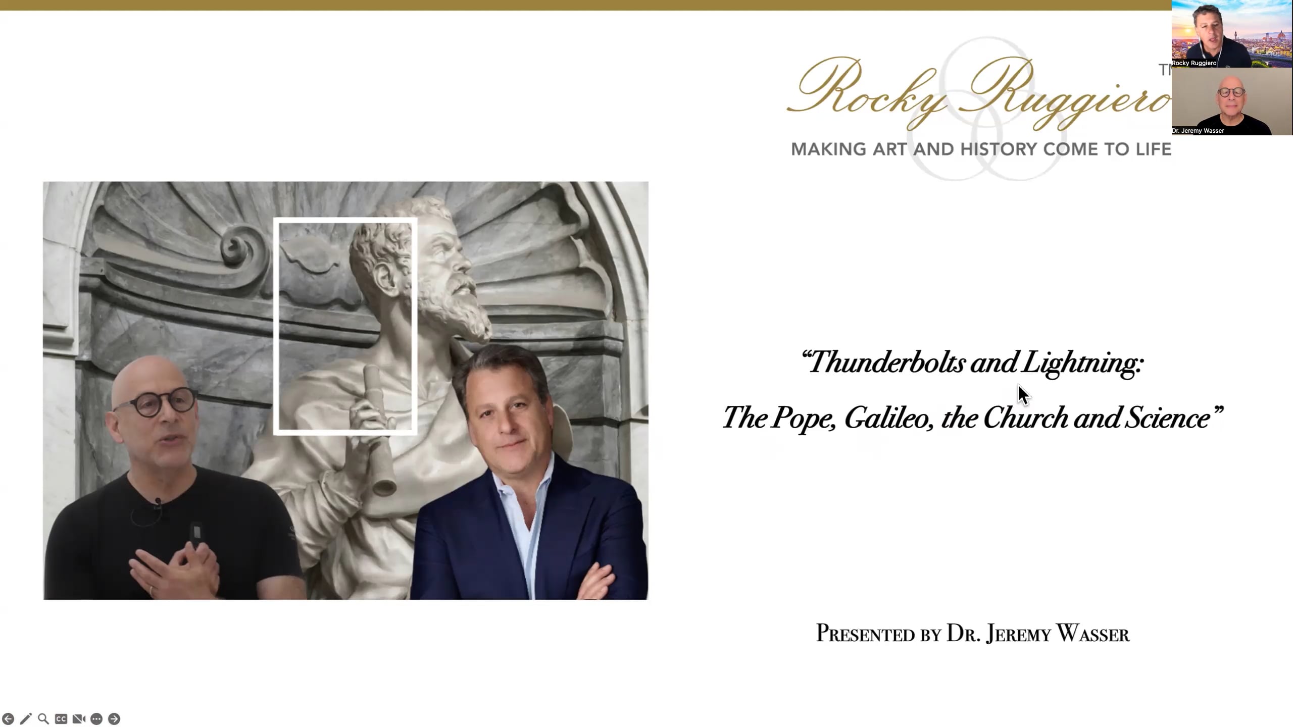 Thunderbolts and Lightening: The Pope, Galileo, the Church, and Science