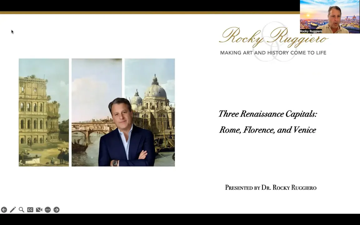 Three Renaissance Capitals- Rome, Florence, and Venice - Rocky Ruggiero™