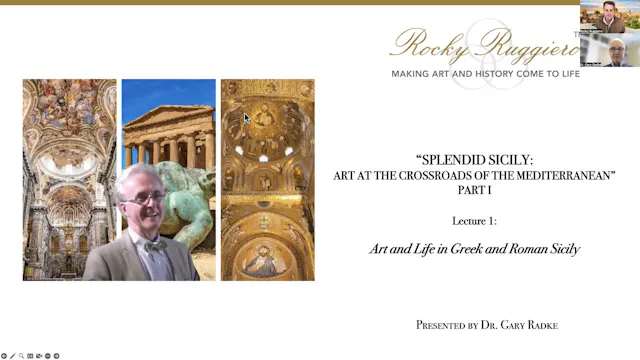 LECTURE 1 "Art and Life in Greek and Roman Sicily"