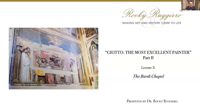 LECTURE 3 "The Bardi Chapel"