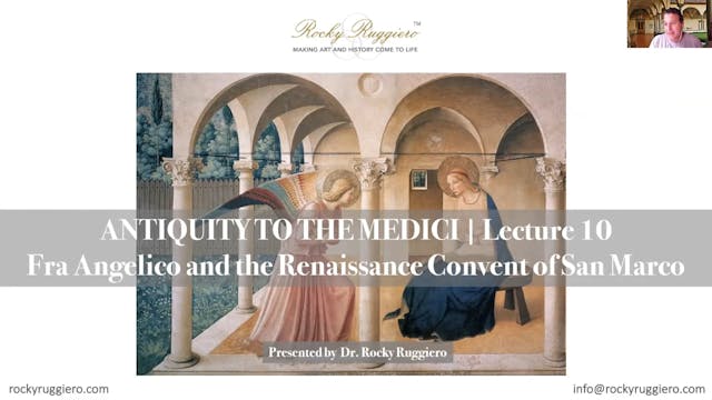 LECTURE 10 "Fra Angelico and the Rena...