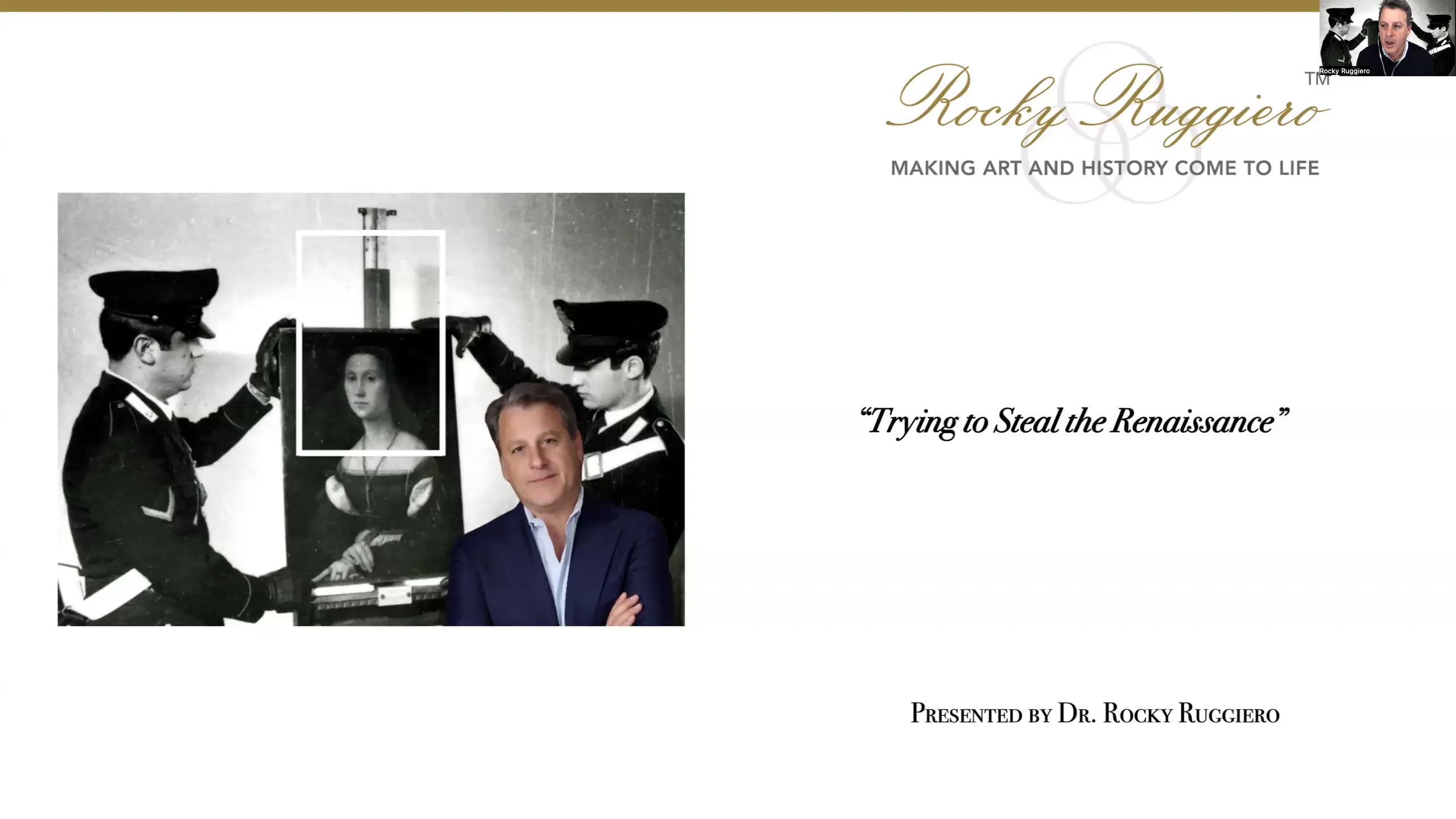 Trying to Steal the Renaissance