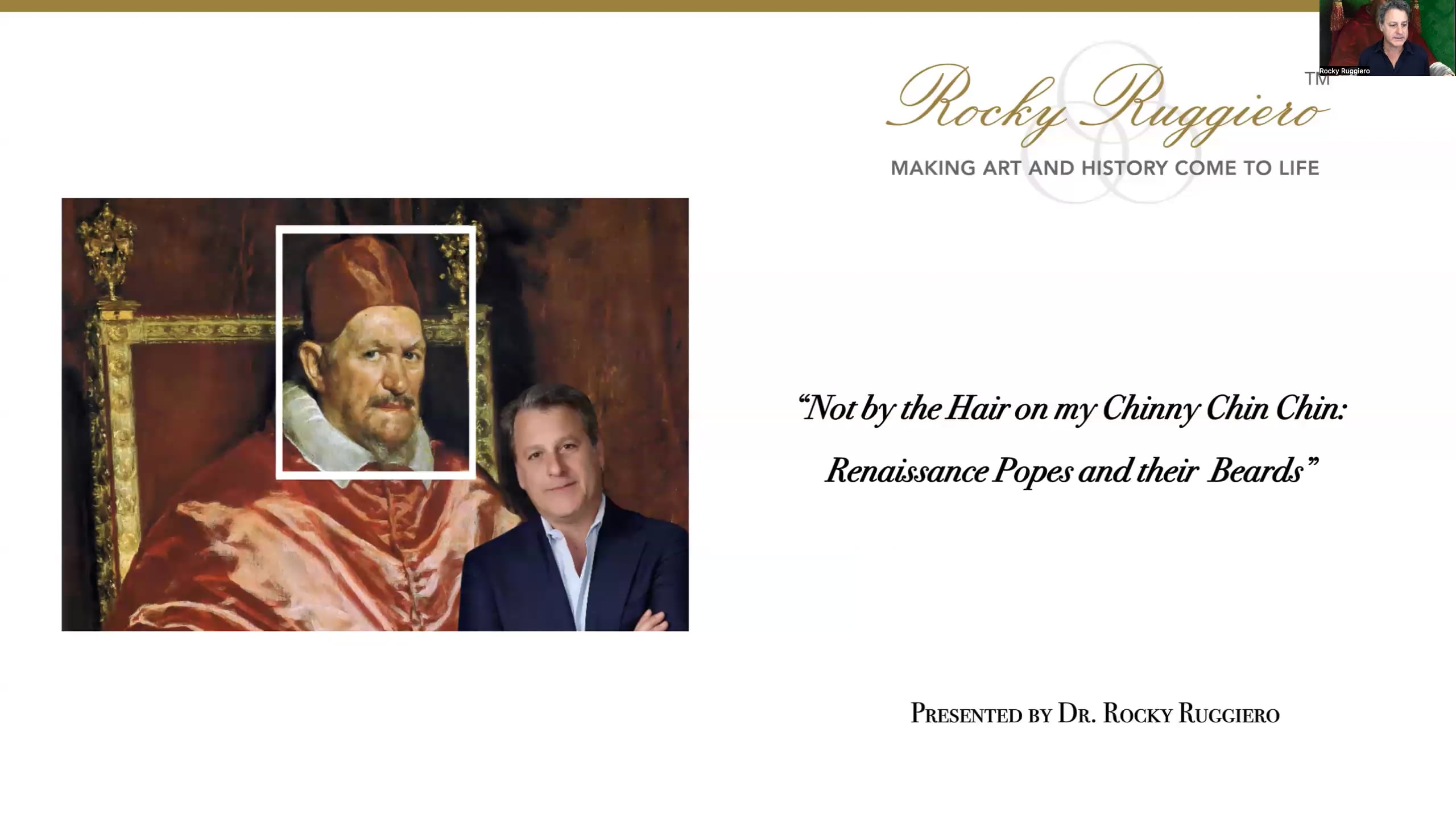 Not by the Hair on my Chinny Chin Chin- Renaissance Popes and their Beards