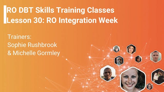 Lesson 30 - RO Integration Week