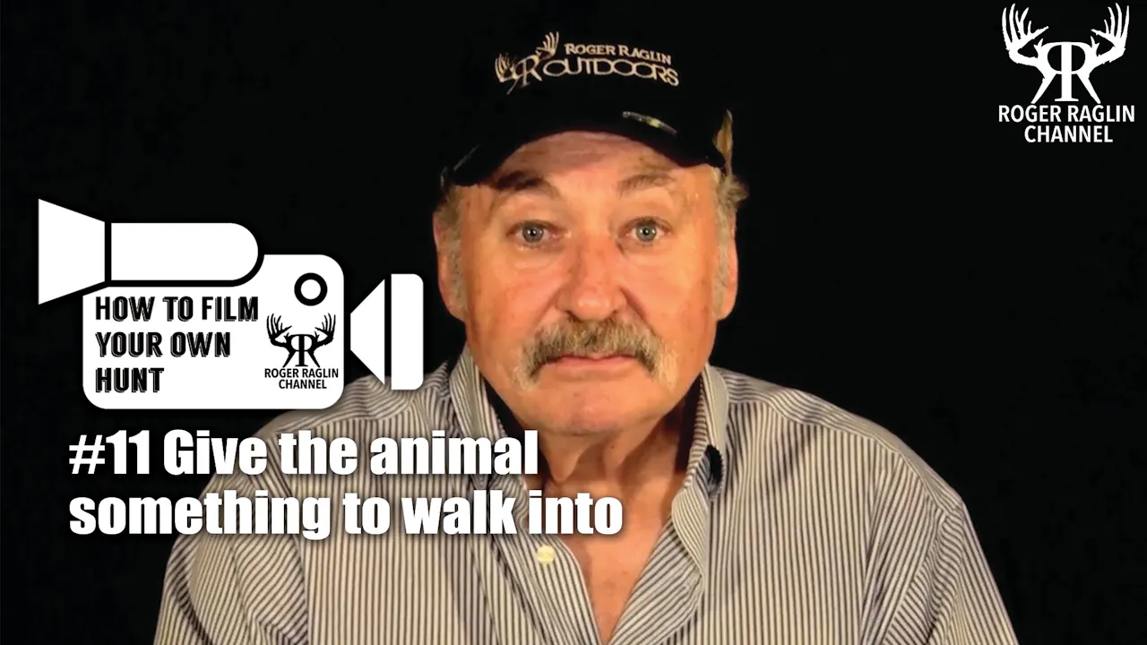 #11 Give the animal something to walk into • How To Film Your Own Hunt ...