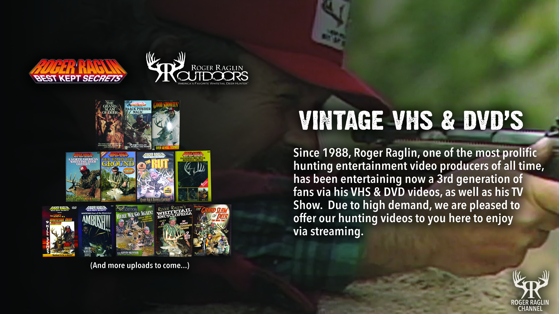 Vintage Roger VHS & DVD's