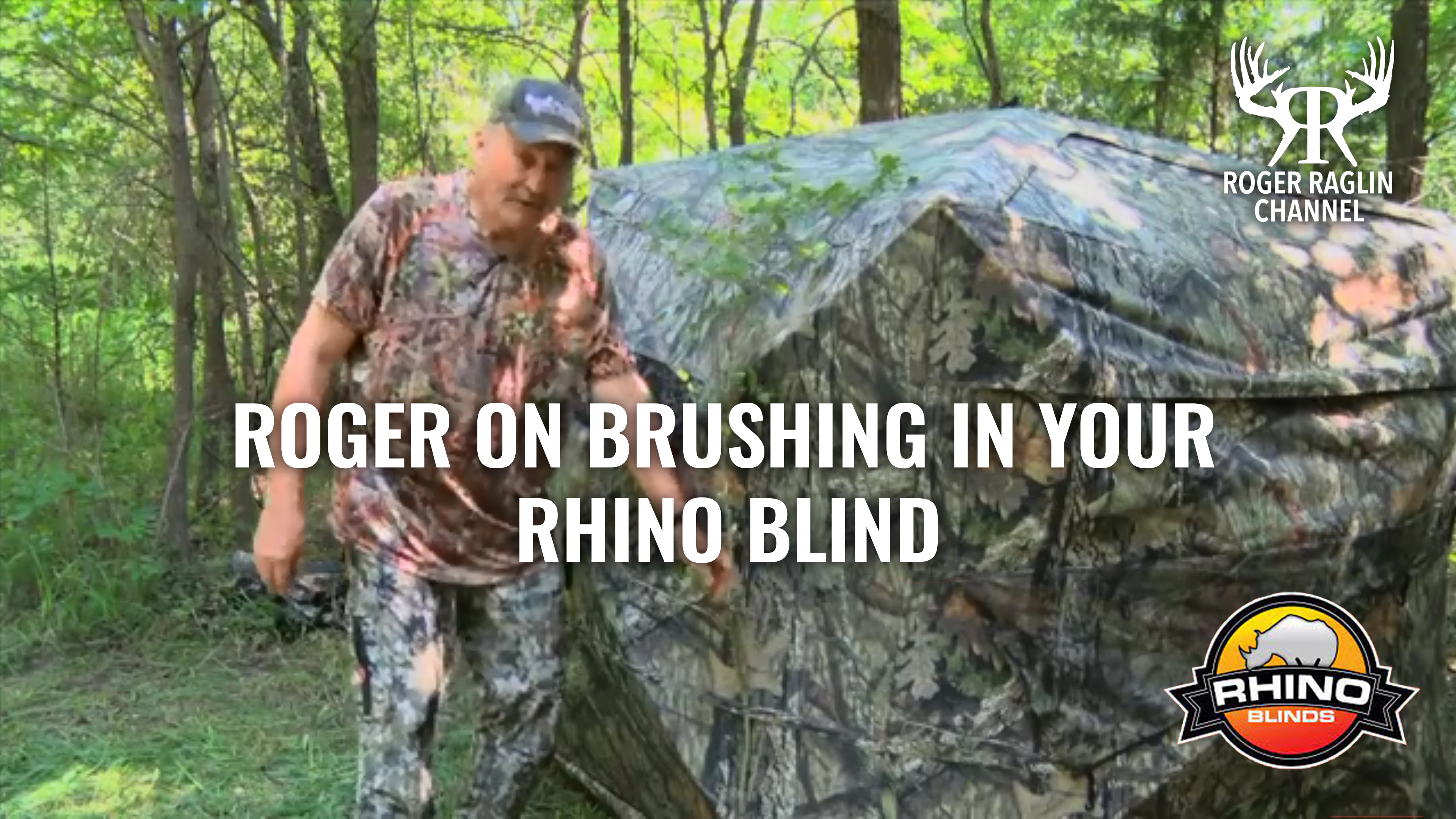 Roger Points Out Aspects Of Brushing In Your Rhino Blind • Rhino Blinds