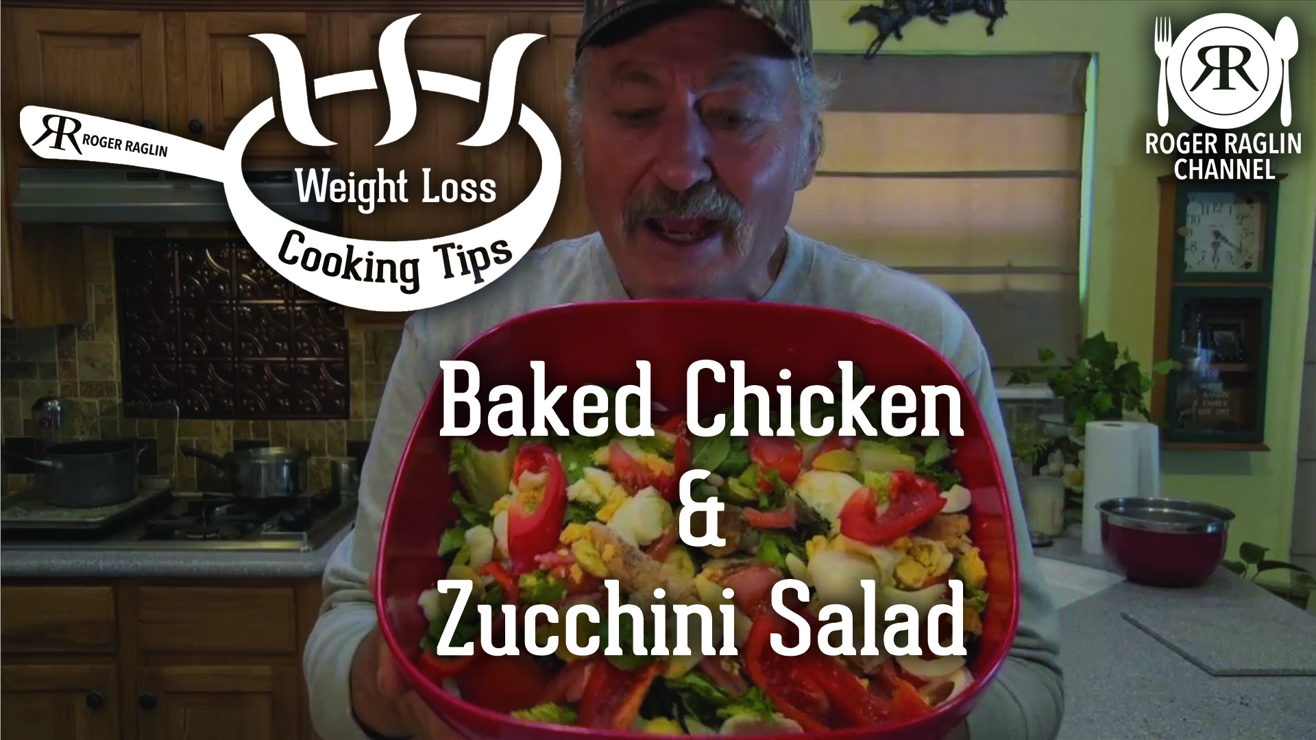 Baked Chicken and Zucchini Salad....Looks Good!  • Weight Loss Cooking Tips
