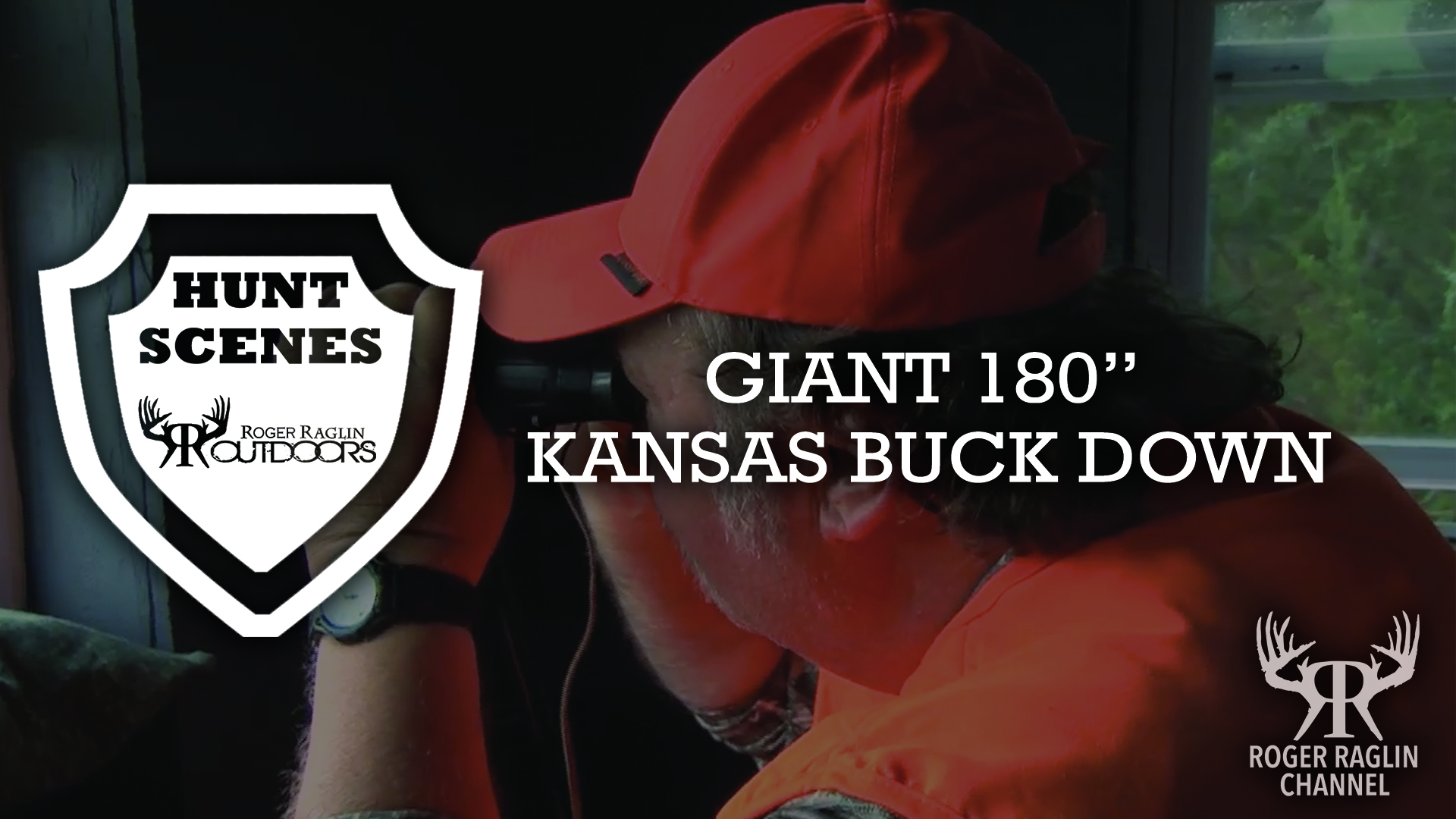 Giant 180" Kansas Buck Down • Hunt Scenes