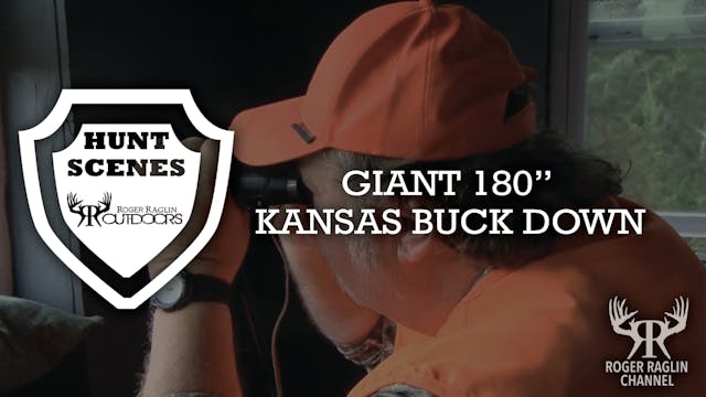 Giant 180" Kansas Buck Down • Hunt Sc...