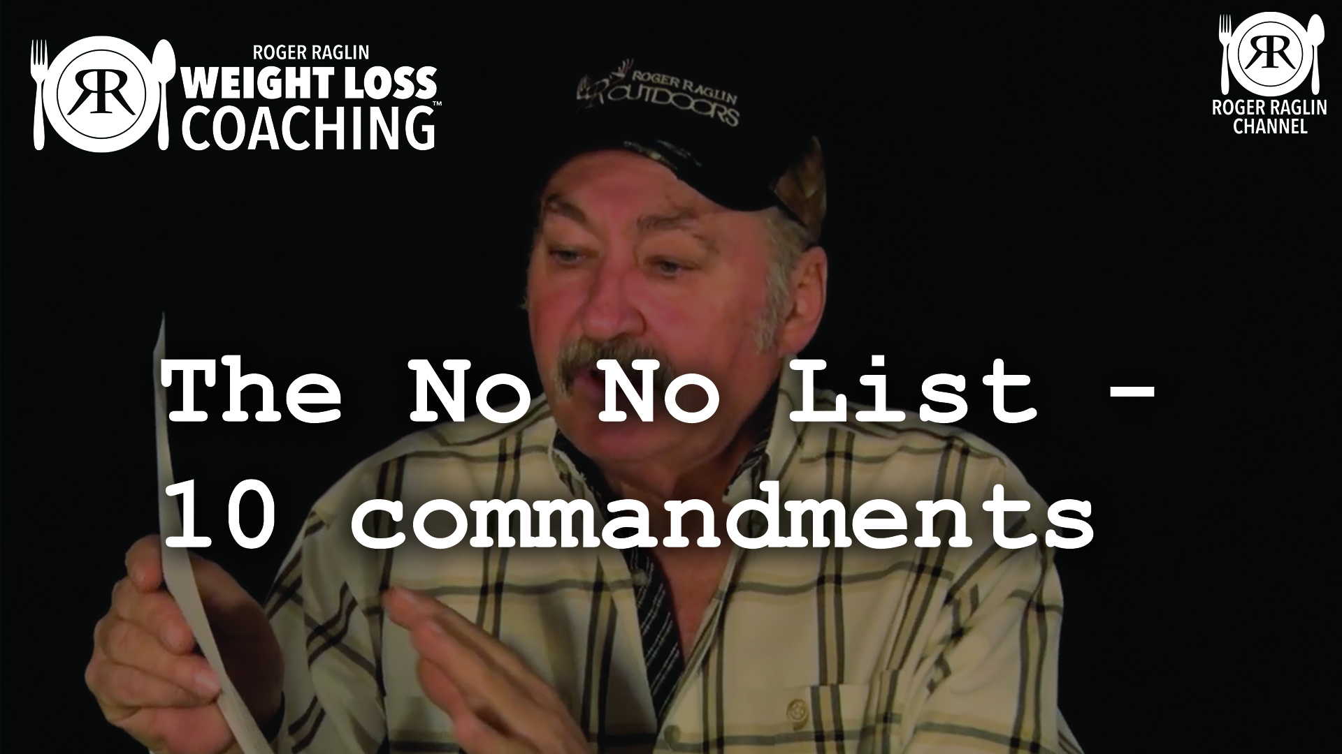 20. The No No List - 10 Commandments • Weight Loss Coaching