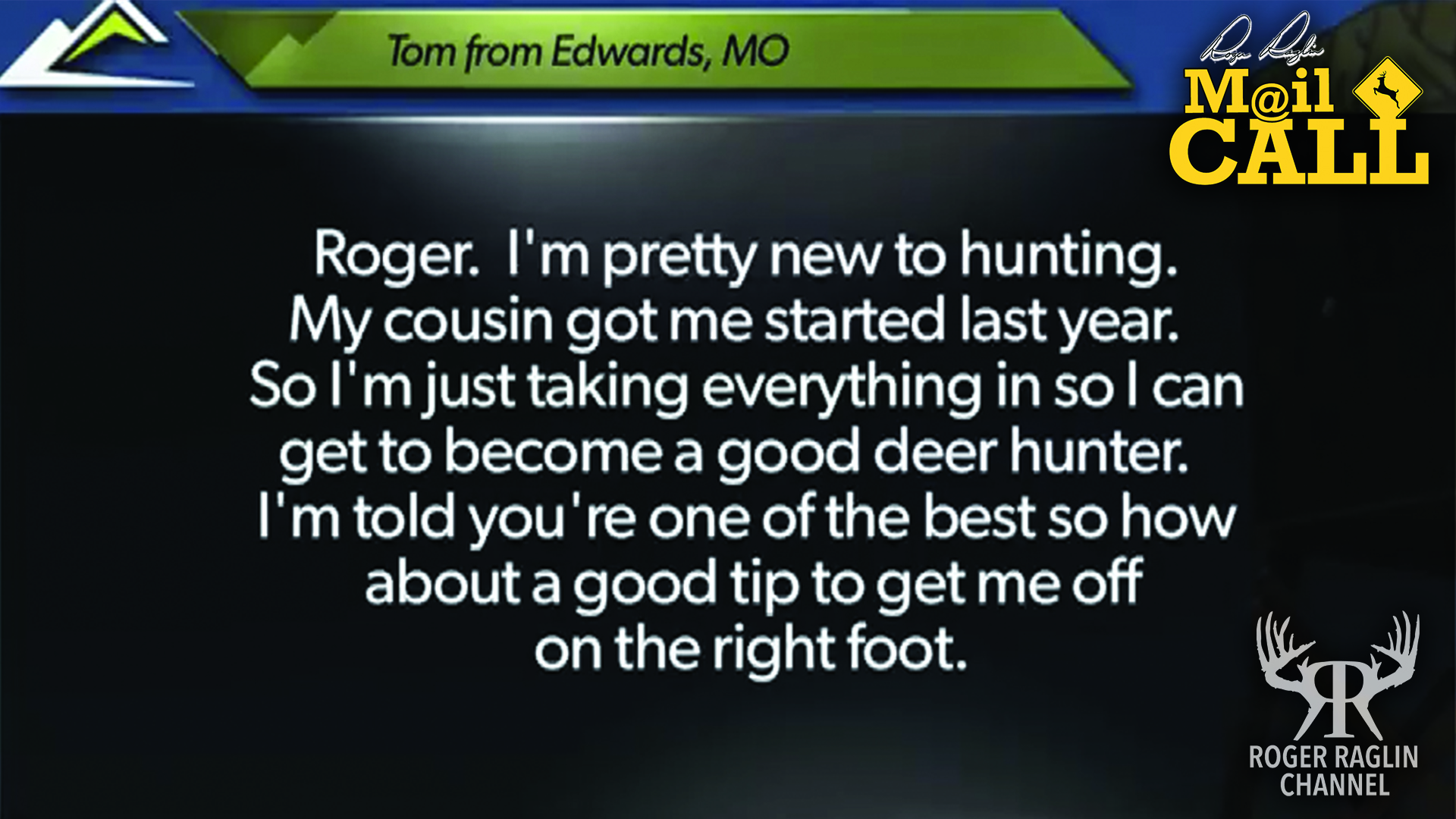 I think the answer can help anyone • Mail Call