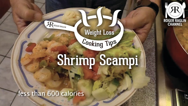 Shrimp Scampi Dinner • Weight Loss Cooking Tips