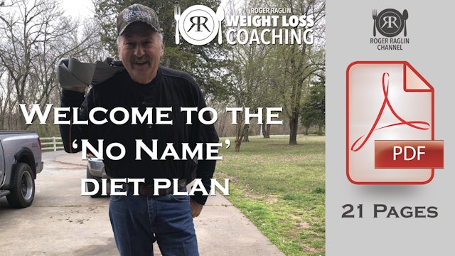 2. Welcome to the Roger Raglin Weight Loss (Diet) Plan.pdf