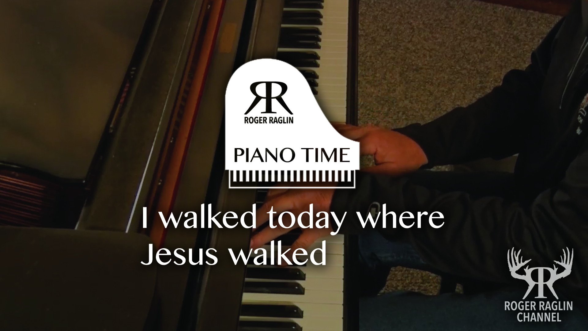 I Walked Today Where Jesus Walked • Piano Time