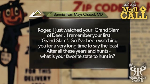 What is your favorite State to hunt? ...