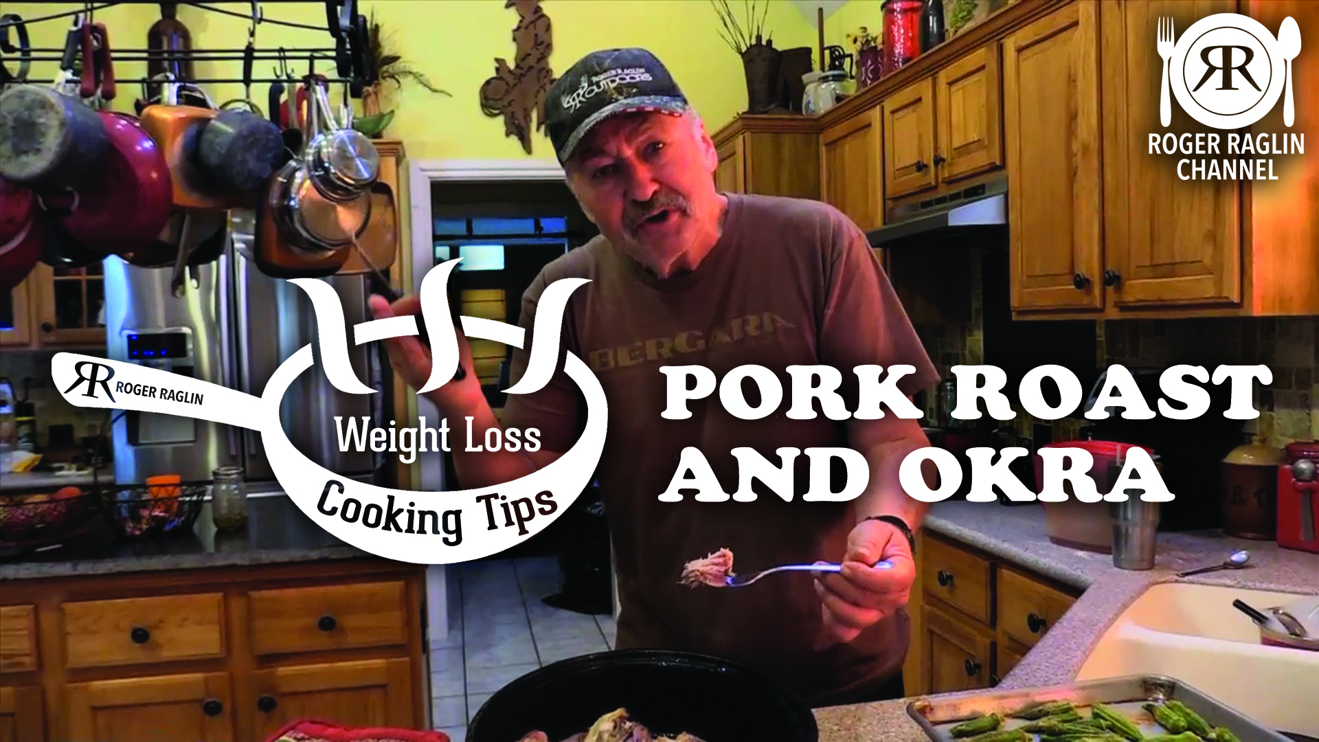 Roger's Bone In Pork Roast and Okra • Weight Loss Cooking Tips